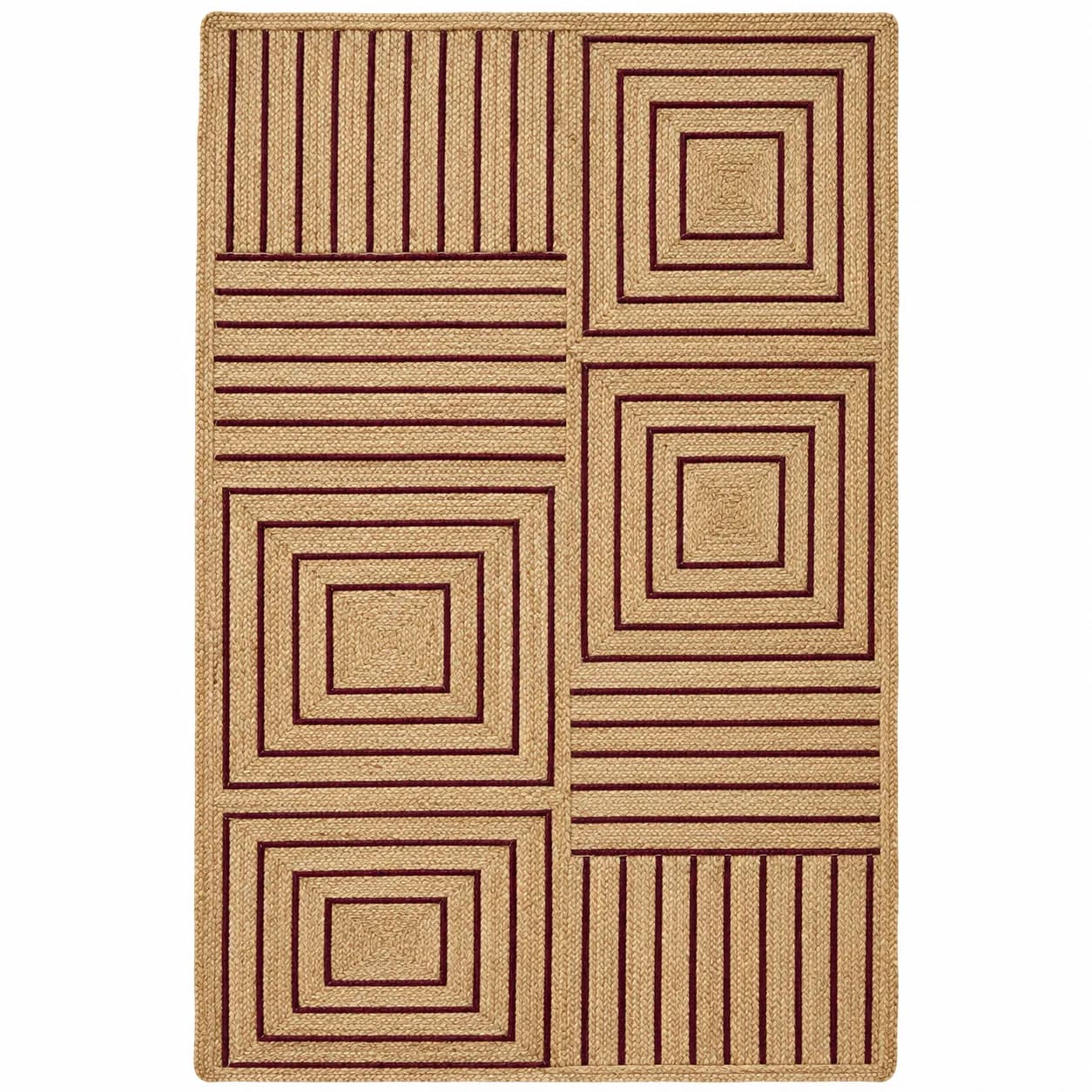 Geometric Jute Rug — jute rugs